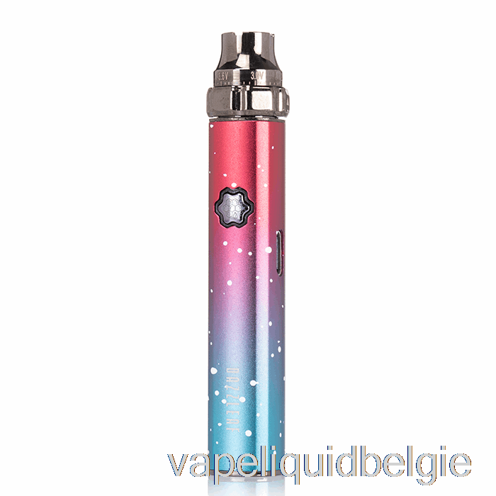 Vape Smaken Dazzleaf Squarii Top Twist 510 Batterij Koraalroze / Blauwe Splatter